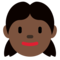 Girl - Black emoji on Twitter